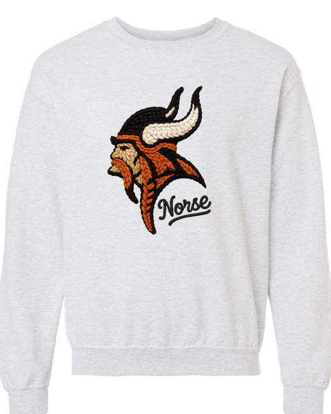 Knit Norse Head Graphic Shirt