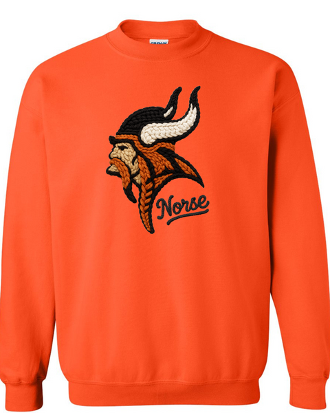 Knit Norse Head Graphic Shirt