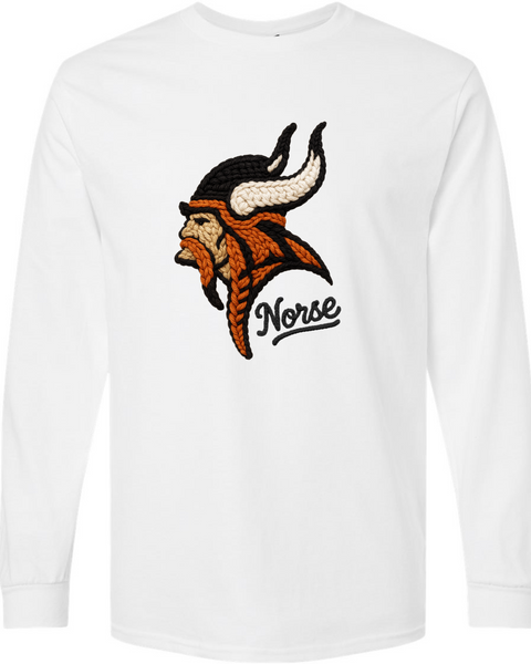 Knit Norse Head Graphic Shirt