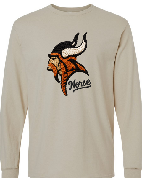Knit Norse Head Graphic Shirt