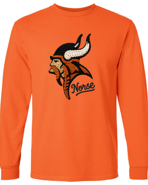 Knit Norse Head Graphic Shirt