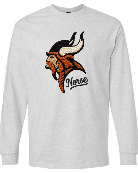 Knit Norse Head Graphic Shirt