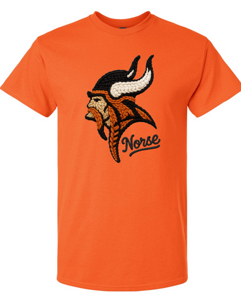 Knit Norse Head Graphic Shirt