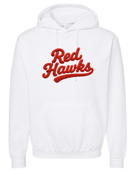Knit Red Hawks Graphic Shirt