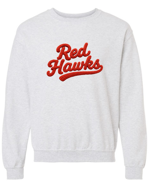 Knit Red Hawks Graphic Shirt