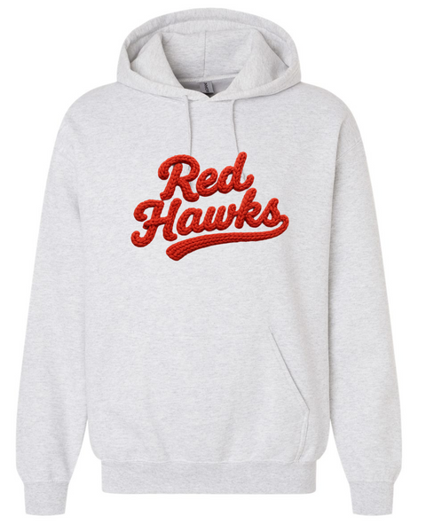 Knit Red Hawks Graphic Shirt