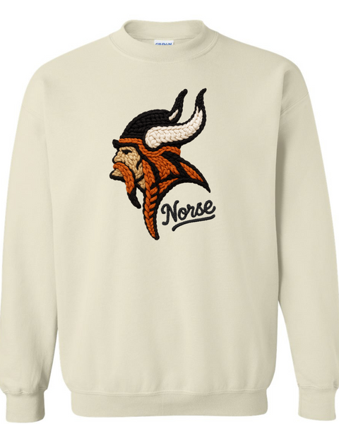 Knit Norse Head Graphic Shirt