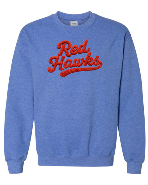 Knit Red Hawks Graphic Shirt