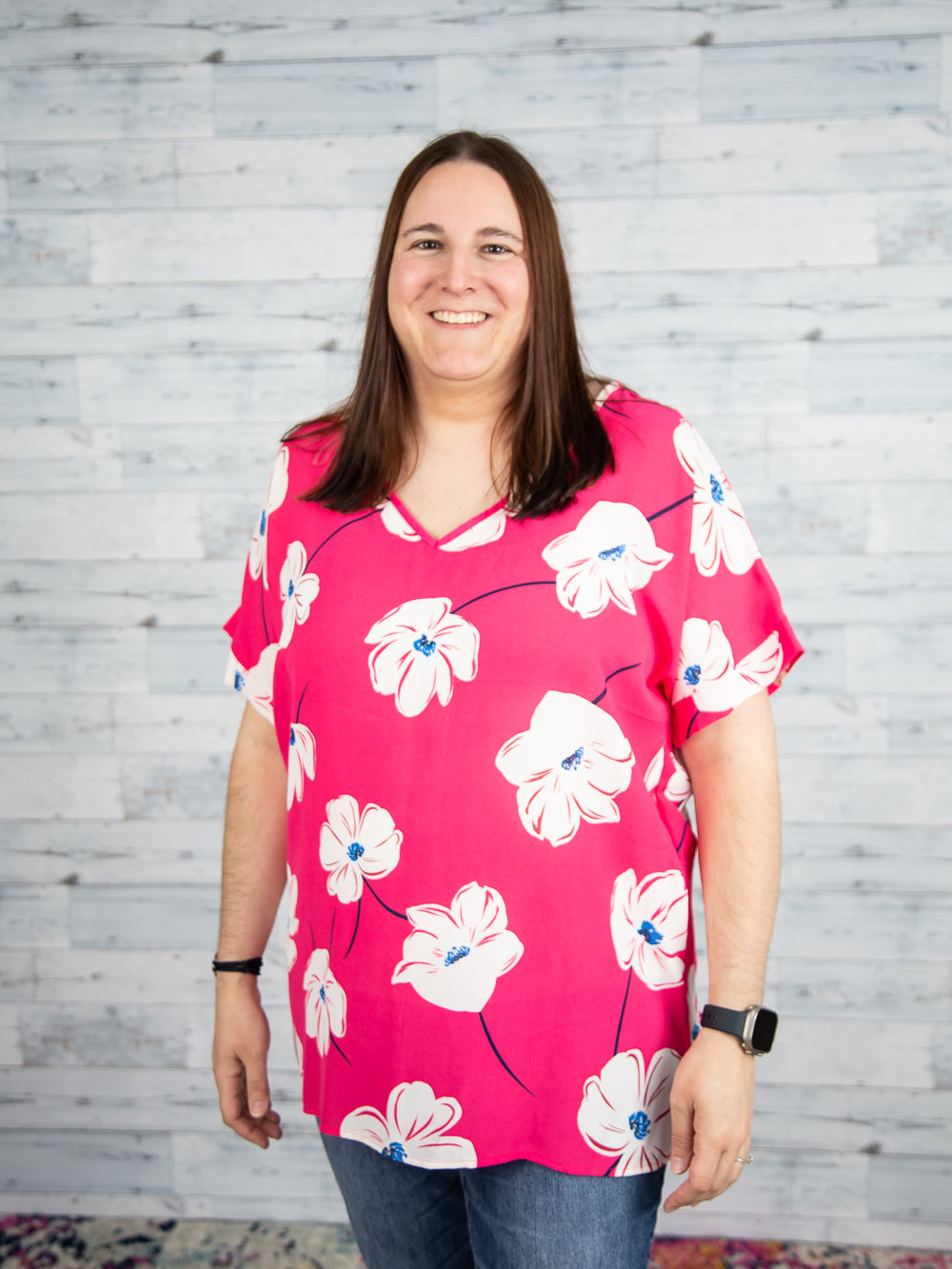 Spring Day Floral Top
