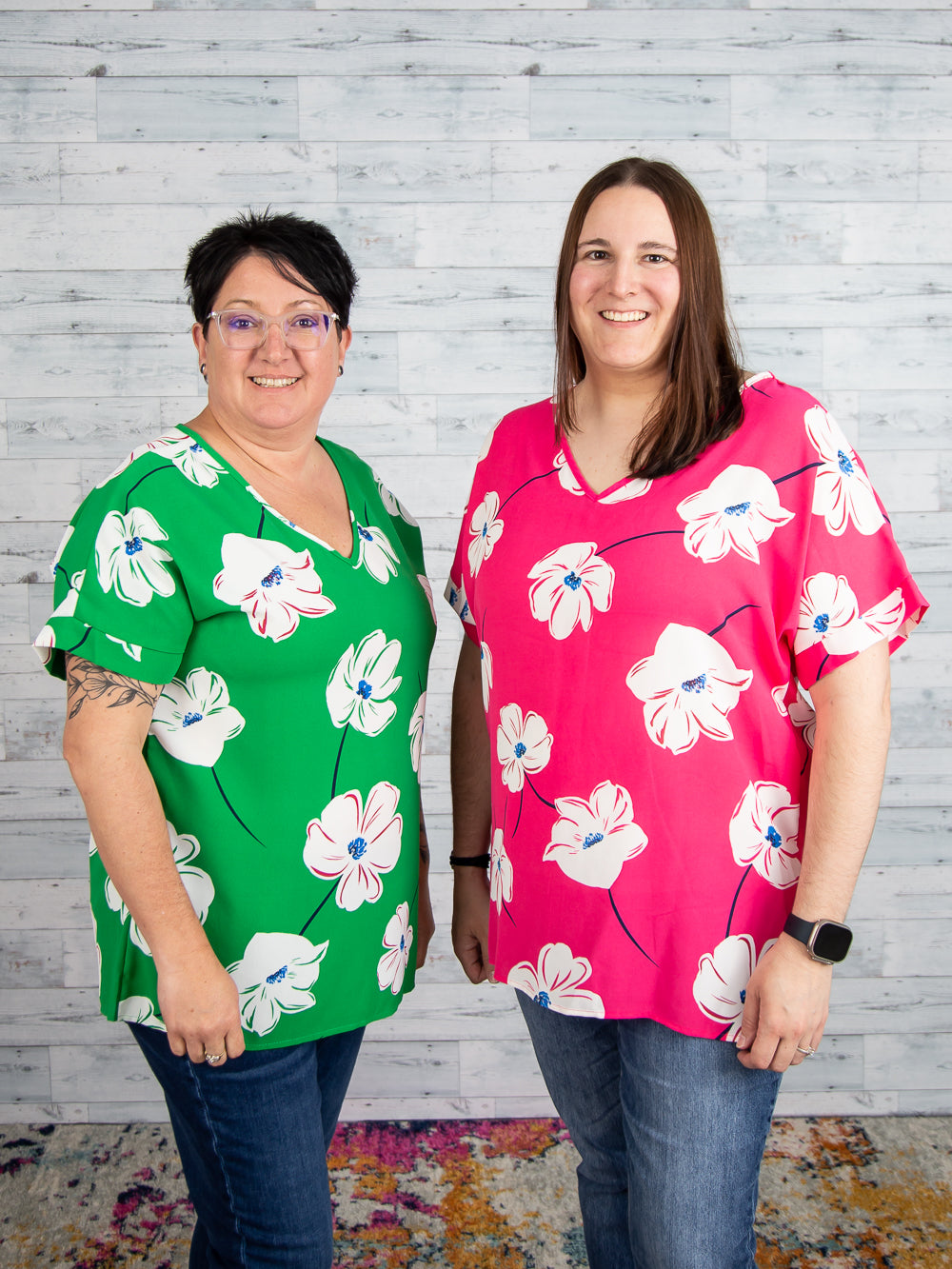 Spring Day Floral Top