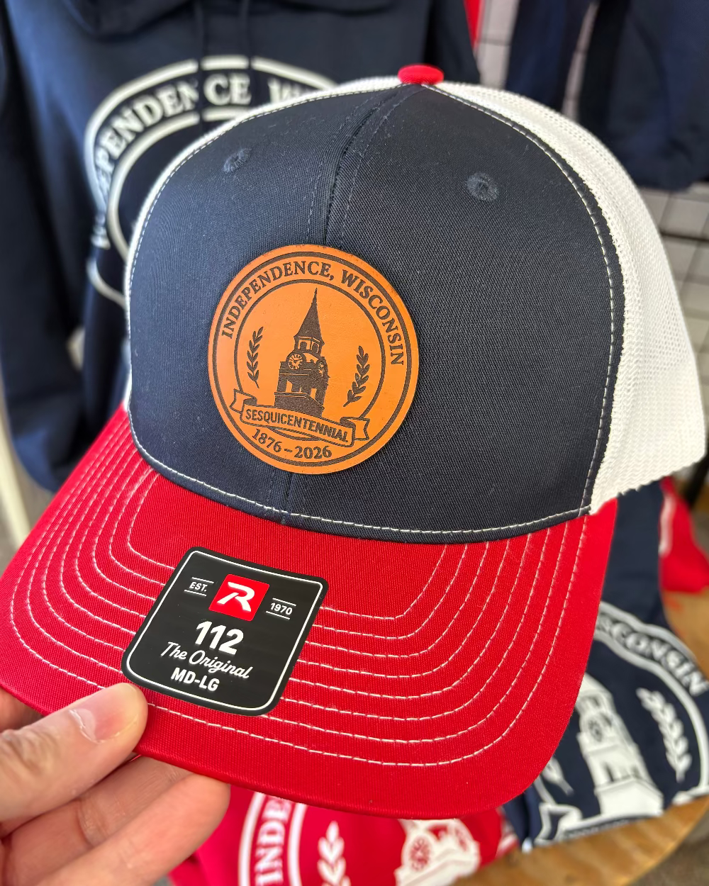 150 Years Leather Patch Hat