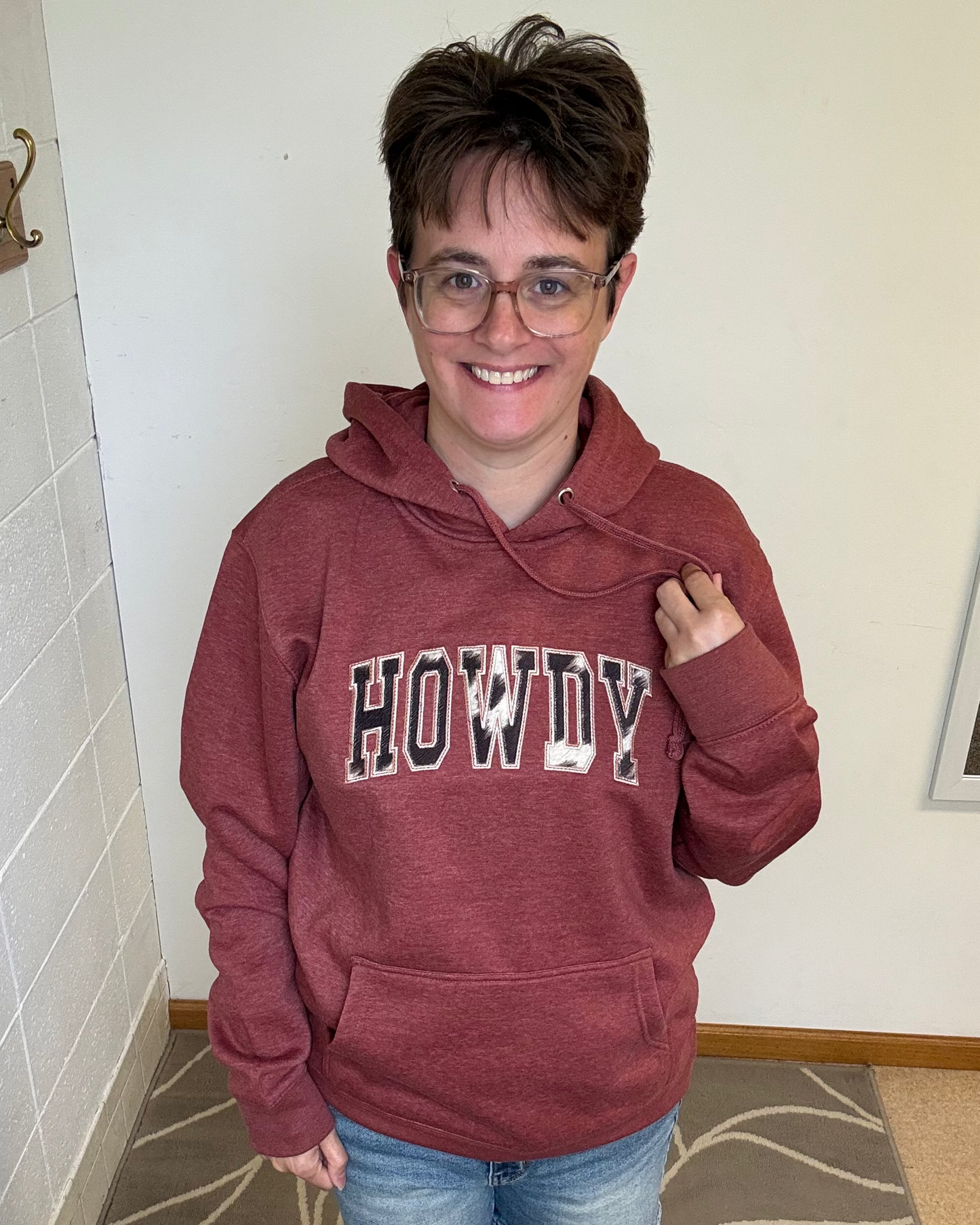 Howdy Applique Hoodie