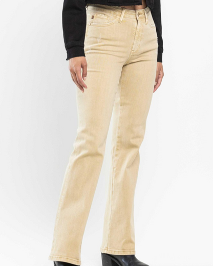 Judy Blue Khaki Slim Boot