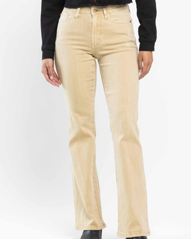 Judy Blue Khaki Slim Boot