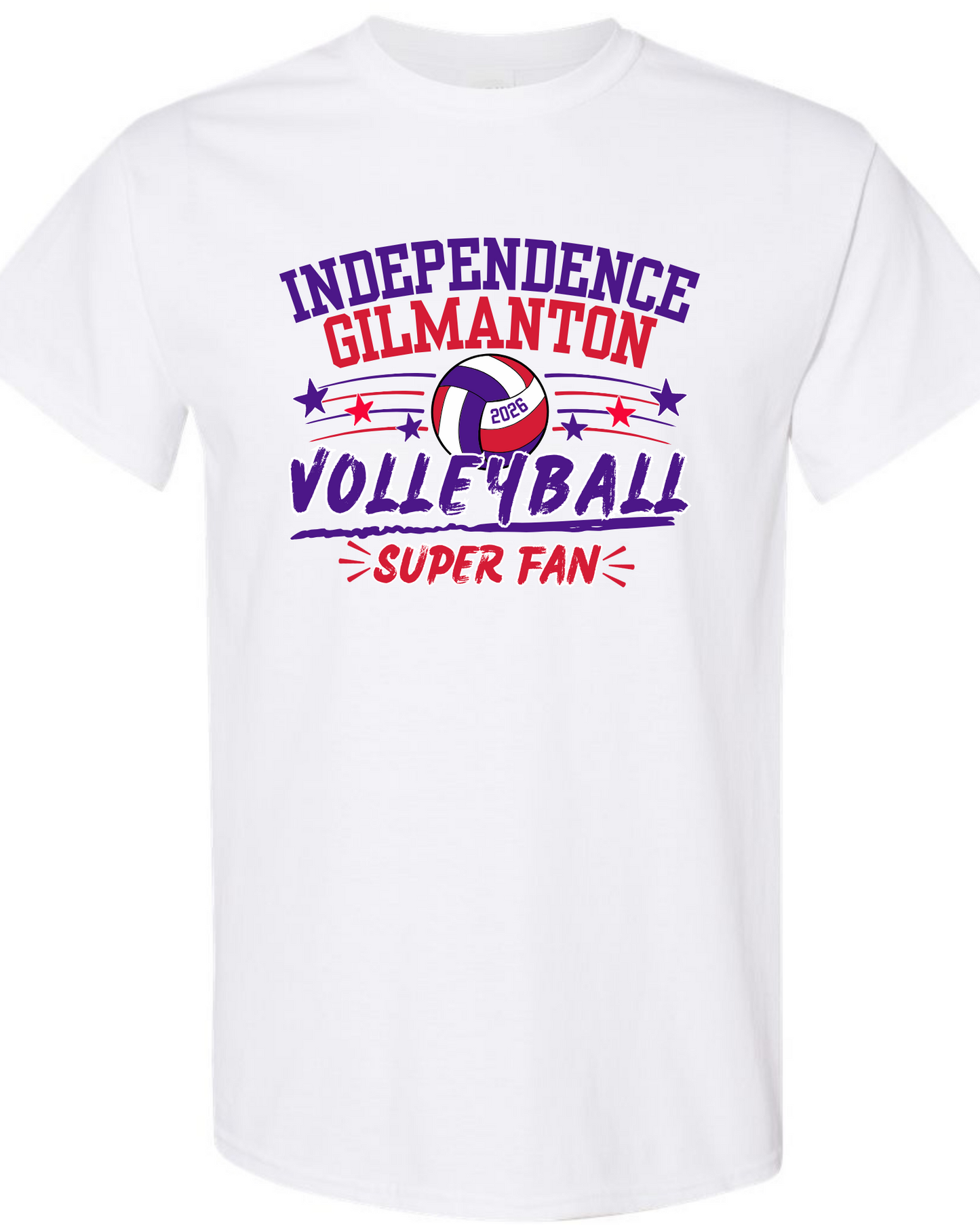 Indees Volleyball Super Fan Tee