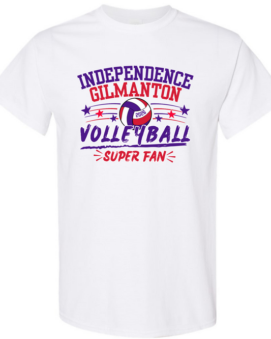 Indees Volleyball Super Fan Tee